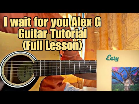 I wait for you - Alex G // Guitar Tutorial with Chords (Full Lesson)