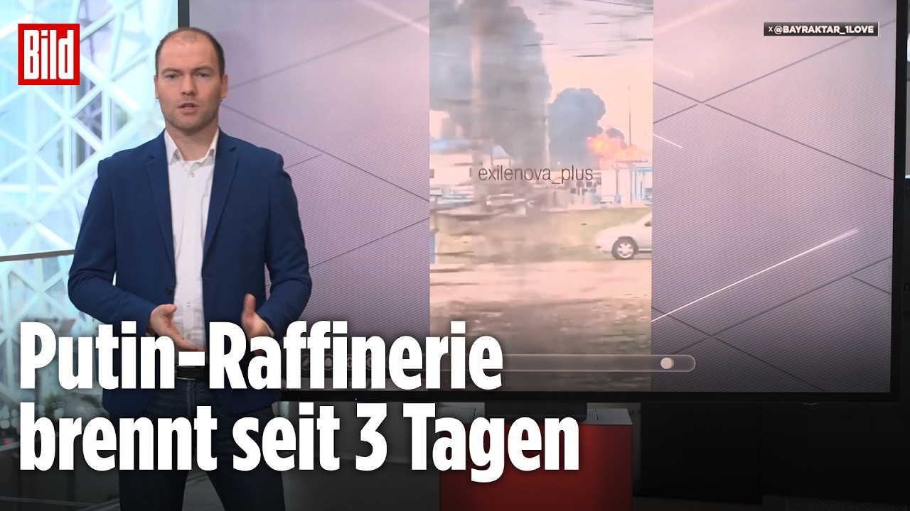 Drohne koordiniert Killer-Roboter gegen Russen-Soldaten | BILD-Lagezentrum