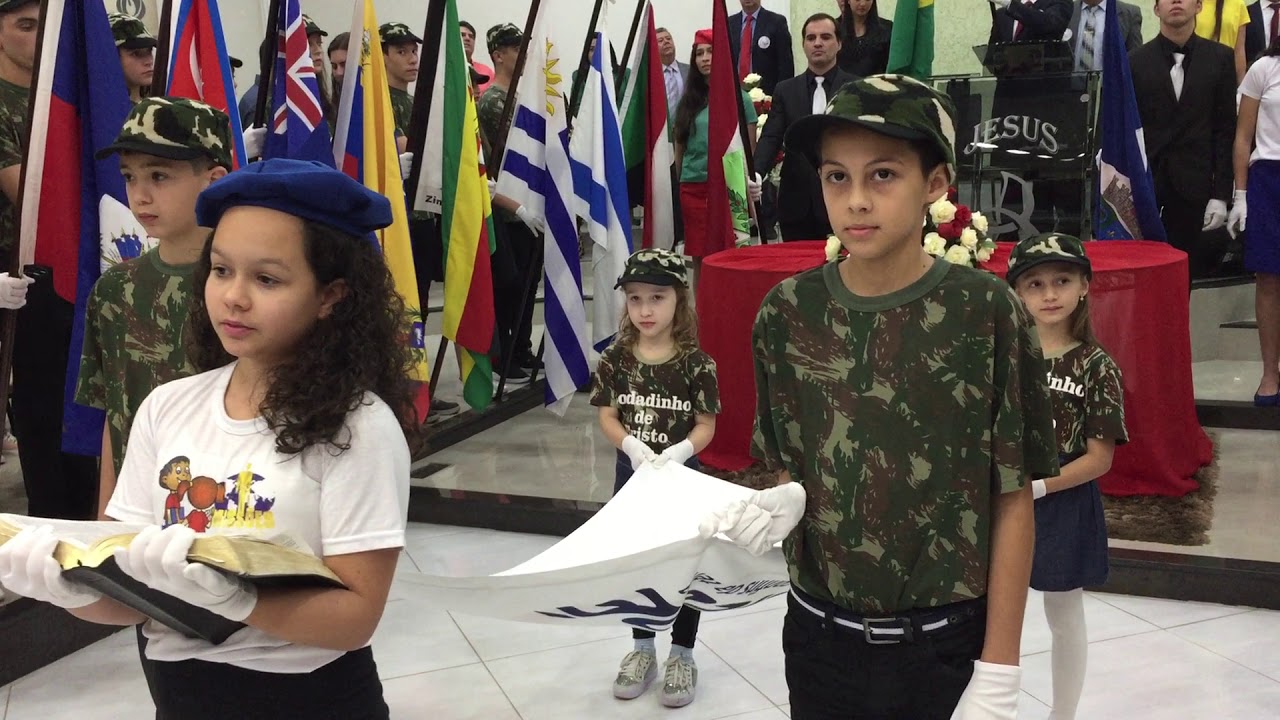 Entrada das Bandeiras - Missões Siloé 2018 - Boehmerwaldt Joinville