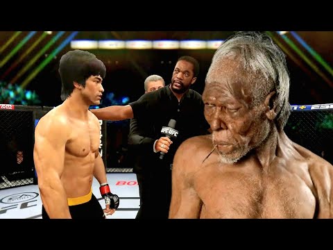 PS5 | Bruce Lee vs. Old Primitive Witch (EA Sports UFC 4)