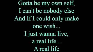Real life - lyrics