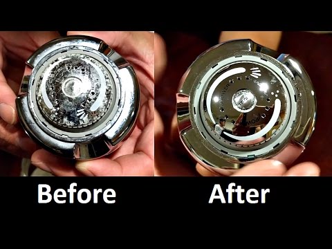 How to Clean Shower Head With Hard Water Buildup