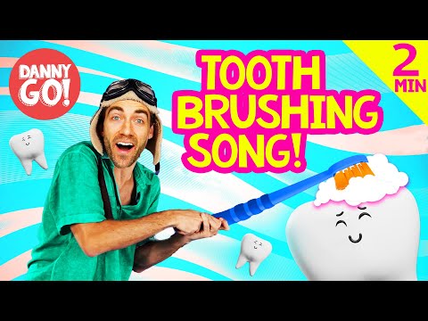 "The Tooth Brushing Song!" 🪥🦷 Danny Go! 2-Minute Brush Your Teeth Song for Kids
