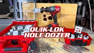 Milwaukee QUIK-LOK 12pc HoleDozer PACKOUT Kit - Made in USA