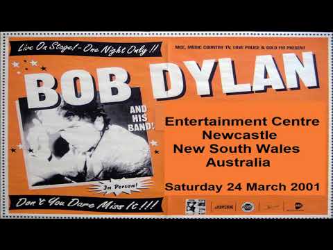 Bob Dylan 2001 Australian Tour - Entertainment Centre, Newcastle, New South Wales 24 March 2001