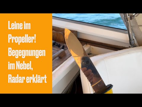 UNFALL -  manövrierunfähig, Leine im Propeller! Nebel + Radarfahrt: Mit Boot in Norwegen (10)