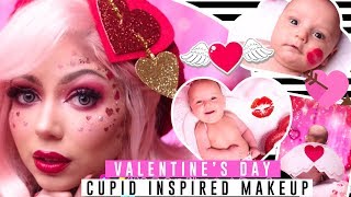Valentine's Day MAKEUP | Collab w/VICTORIA LYN | Baby Cupid