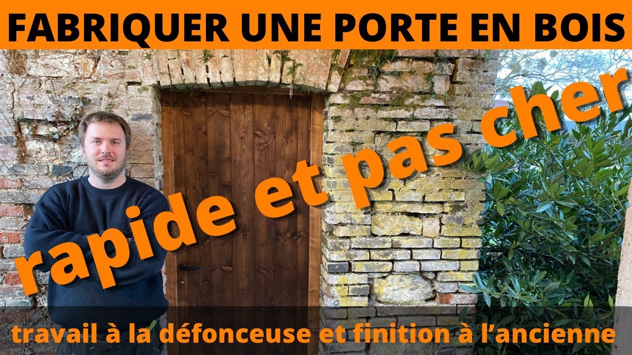 ➡️ COMMENT FABRIQUER FACILEMENT UNE PORTE EN BOIS PAS CHERE AVEC UN STYLE ET UNE PATINE A L ANCIENNE