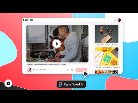 Video Sharing Platform UX Design in Figma - Speed Art Tutorial
