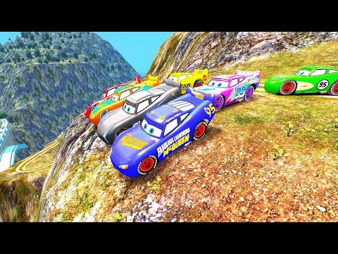 GTA 4 Taxi McQueen, Fabulous, Dinoco McQueen Damage Mod Testing Ep.10