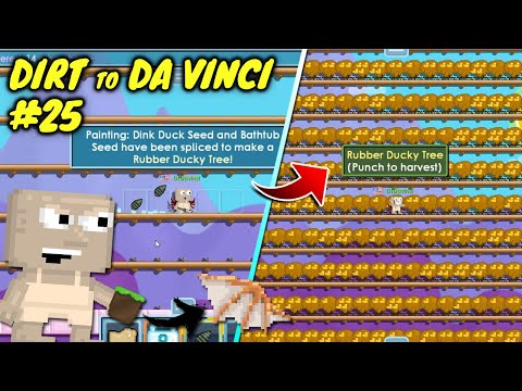 NEW PROJECT!! MY FIRST TIME MASSING DISPLAY BLOCK!! | Dirt to Da Vinci Wings #25 | Growtopia