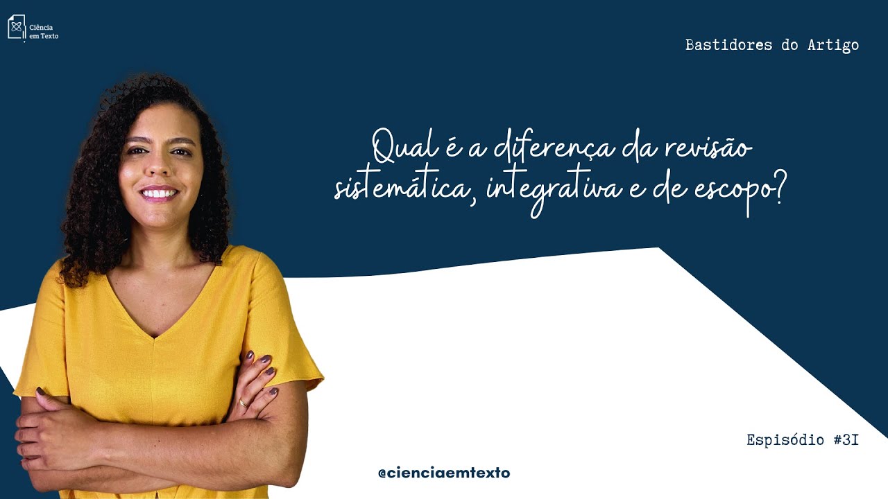 BAC#31 - Qual é a diferença da revisão sistemática, integrativa e de escopo?