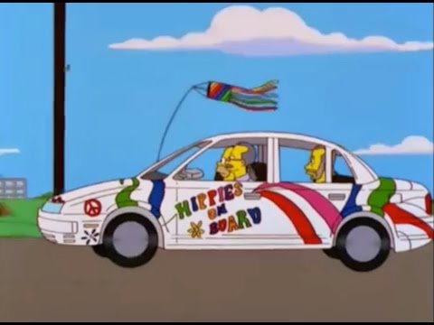 Hippie Homer dances to All Star
