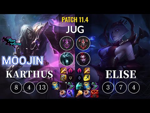 RNW Moojin Karthus vs Elise Jungle - KR Patch 11.4