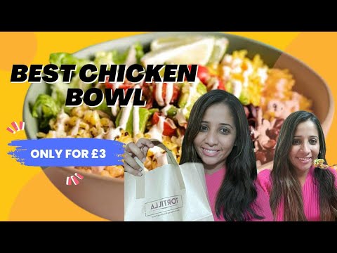 Too good to go chicken grilled bowl at Tortilla | Best chicken bowl just for £3 | Meal Deal