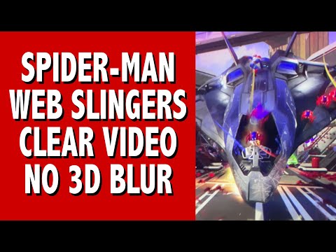 Spider-Man Web Slingers Clear Video No 3D Blur Disney California Adventure