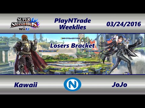 PnT 03/24/16 - Kawaii (Ganon) vs. JoJo (Bayonetta) - Losers - SSB4