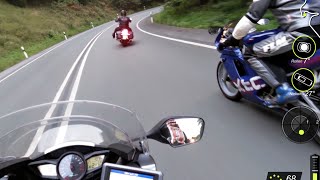 preview picture of video 'VFR1200 on Company ride out 2014 last part, on road L351-K13-L707.'