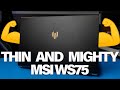 Ноутбук MSI WE75 9TK