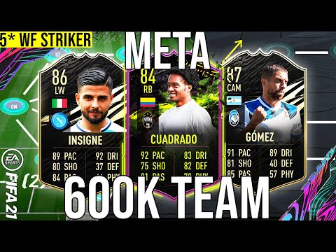BEST META 600K SERIE A TEAM SQUAD BUILDER TO GET MORE WINS! FIFA 21 ULTIMATE TEAM