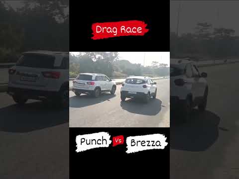 Thumbnail for Drag Race: Tata Punch vs Brezza #trending #shorts #rhinors #dragrace  #tatapunch  #brezza by Tata Punch