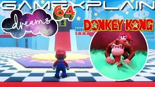 Incredible Mario 64 & 3D Donkey Kong Recreation in Dreams