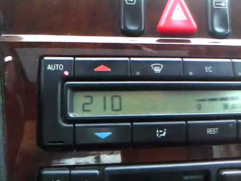 Mercedes C280 digital speedo