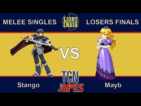 TCNJapes 2 SSBM Singles - Mayb (Peach/Sheik) vs. Stango (Marth) - Losers Finals