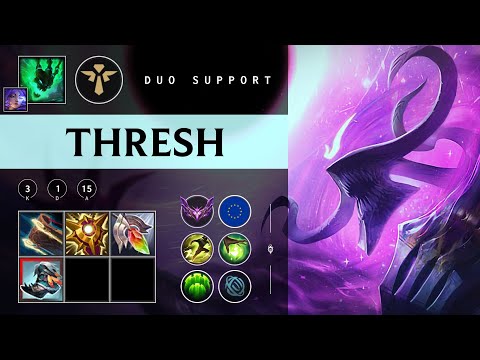 Thresh Support vs Galio - EUW Master Patch 25.24