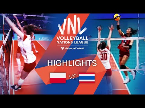 🇵🇱 POL vs. 🇹🇭 THA - Highlights Week 2 | Women's VNL 2022