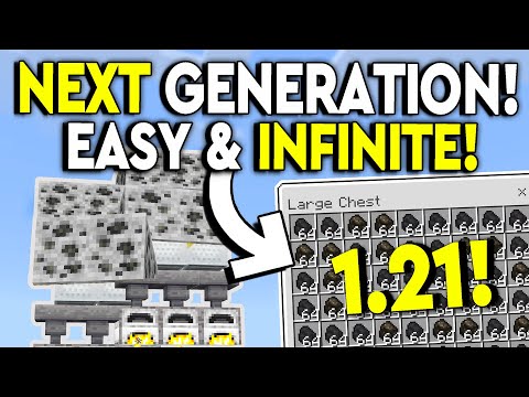 BEST NEW COAL LAVA FARM! Minecraft Bedrock 1.21 - MCPE/Xbox/PS4/Nintendo Switch/Windows 10