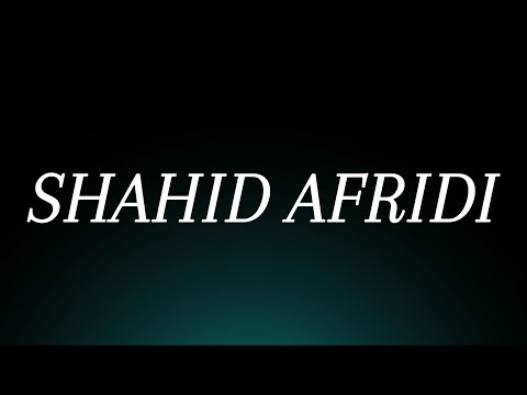 Learn How to Pronounce 'Shahid Afridi'! The Pronunciation Guide (Famous Cricketer Pronunciation)