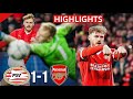PSV vs Arsenal (1-1) HIGHLIGHTS: PSV Have Qualified For UCL Round of 16!