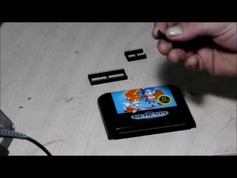 Sega Eprom Burn - Part 1 - Sonic and Knuckles - Arcade JAMMA Genesis!