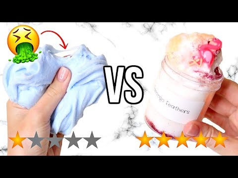 1 STAR vs 5 STAR Etsy Slime Shop Review! Video