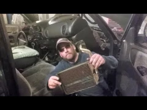 Heater Core Replacement On Dodge Truck - YouTube