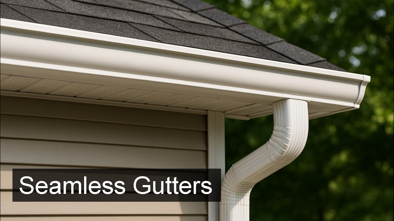 What Are Seamless Gutters? Benefits, Installation & Cost Explained! 🏠
