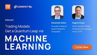 Podcast: Alexander Sokol on Machine Learning for Risk Management & Trading