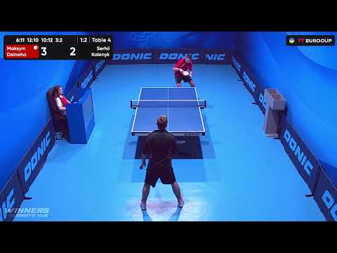 13:40 Maksym Deineha - Serhii Kalenyk 16.08.2023 TT Euro.Cup Ukraine Master. TABLE 4