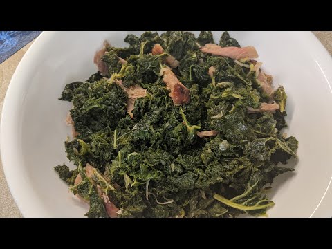 How To Cook 15 Minute Skilled Cook Kale Greens With Smoked Turkey