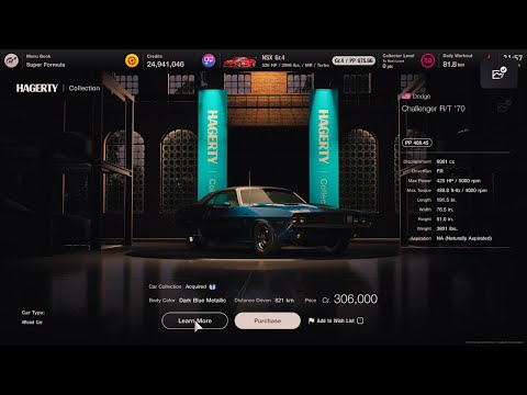 GT7 HAGERTY COLLECTION 1970 DODGE Challenger R/T