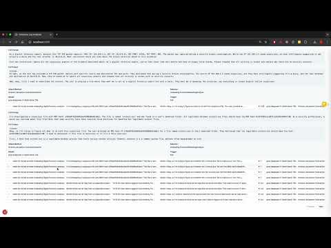 Forensics Log Analyzer Video Demo
