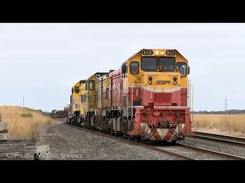 Southern Shorthaul Railroad (SSR) Broad Gauge Rail Train (28/2/2023) - PoathTV Australian Railways