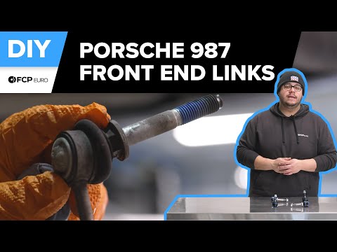 Porsche Cayman Front Sway Bar Drop Link Replacement DIY (2006-2012 Porsche 987 Cayman, 986 Boxster)
