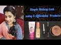 Simple Makeup Look Using 5 Affordable Products In Tamil Affordable Makeup Look For Beginners