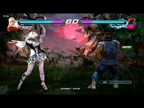 10_3 Lili Rochefort Black Desert - Stella Costume vs Akuma -  Tekken 7 ( x24 ) PC RX 570