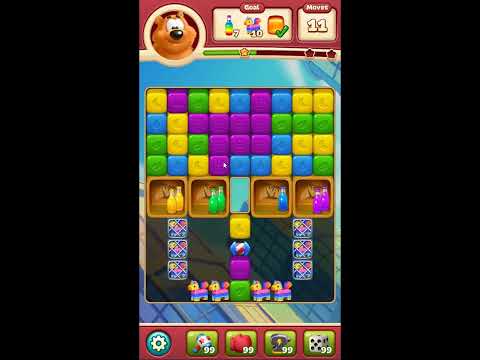 Toon Blast Level 7638 - NO BOOSTERS 🐻🐺🐱 | SKILLGAMING ✔️