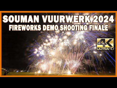 ⁴ᴷ Souman Vuurwerk - Fireworks Demo Finale 2024 - Dutch Fireworks Professional