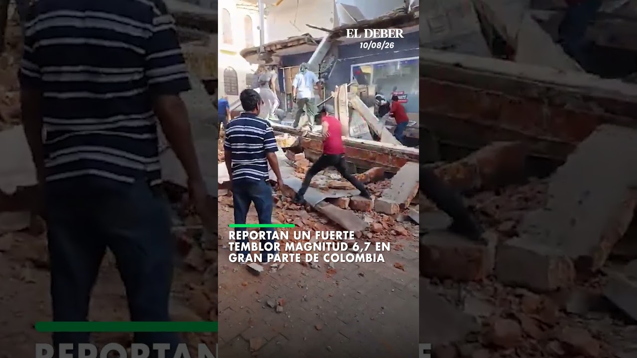 Reportan un fuerte temblor magnitud 6,7 en gran parte de Colombia
