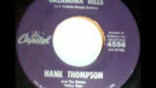 Oklahoma Hills by Hank Thompson on 1961 Capitol 45.